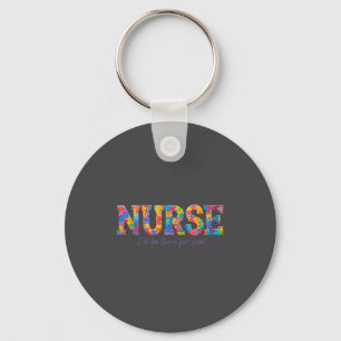 Krankenschwester, Autismus-Bewusstsein, Geschenk z Schlüsselanhänger