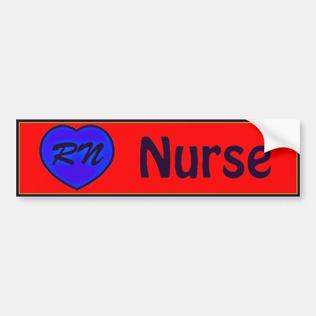 Krankenschwester Autoaufkleber (Vorne)
