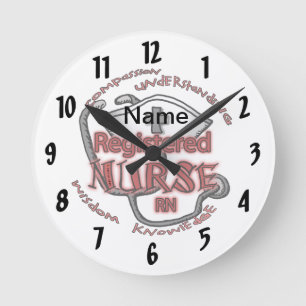 Krankenschwester-Axiom  Runde Wanduhr