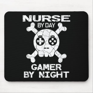 Krankenschwester bei Tag, Gamer bei Nacht - Gaming Mousepad