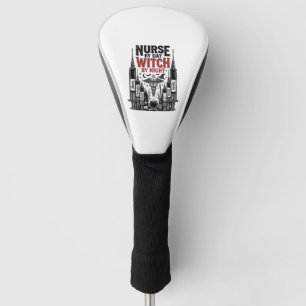 Krankenschwester bei Tag, Hexe bei Nacht Halloween Golf Headcover