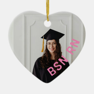 Krankenschwester, benutzerdefiniertes Foto, BSN RN Keramik Ornament