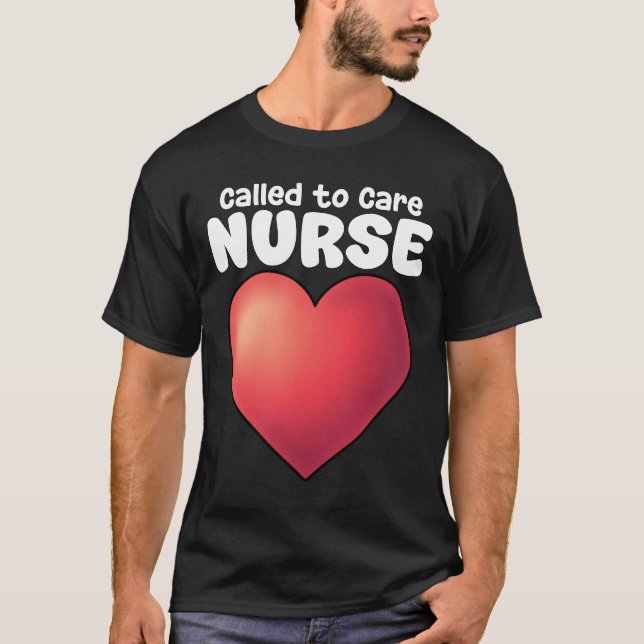 Krankenschwester - BERUFEN ZU SORGEN T-Shirt (Vorderseite)
