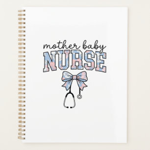 Krankenschwester Blumen-Schleife-Shirt-Design für  Planer
