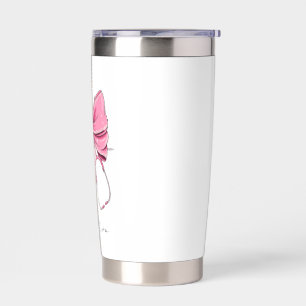 Krankenschwester Bow Stethoskop Tasse, Personalisi Thermobecher