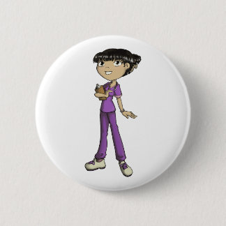 Krankenschwester Button