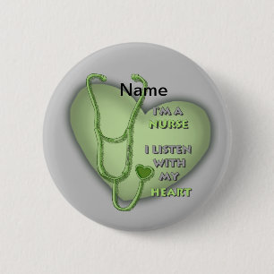 Krankenschwester Button
