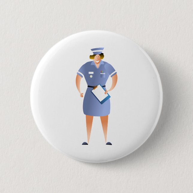 Krankenschwester Button (Vorderseite)
