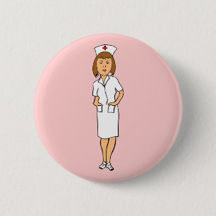 Krankenschwester Button