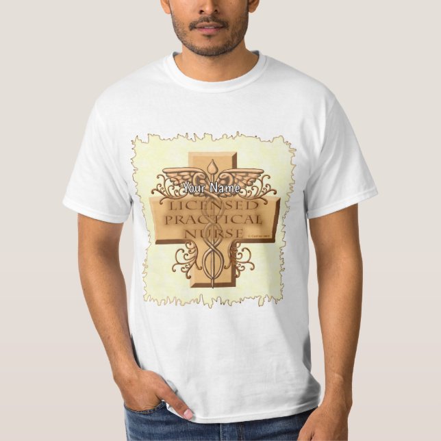 Krankenschwester Caduceus T-Shirt (Vorderseite)