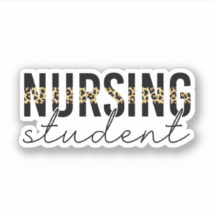 Krankenschwester Cheetah Print Zukunft Geschenke G Aufkleber