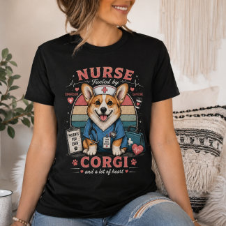 Krankenschwester Corgi – Süßer Corgi Krankenpflege T-Shirt