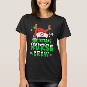 Krankenschwester-Crew-Weihnachten Lustige Krankens T-Shirt