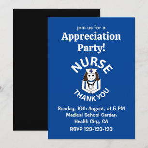 Krankenschwester danke Ihnen Krankenschwester Wert Einladung