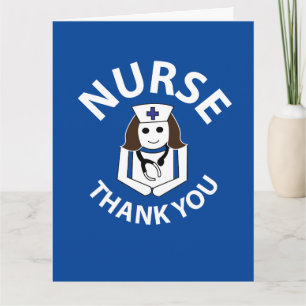 Krankenschwester danke Ihnen Nurse Karte