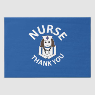 Krankenschwester danke Ihnen Nurse Seidenpapier