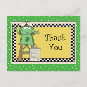 Krankenschwester Dankeschön Cartoon Postkarte