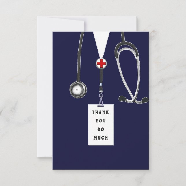 Krankenschwester Dankeskarte (Vorderseite)