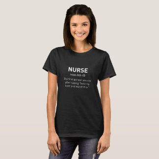 Krankenschwester-Definition lustig T-Shirt