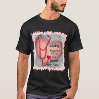Krankenschwester des roten Herzens T-Shirt