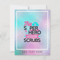 Krankenschwester - Dieser Superheld trägt Scrubs -