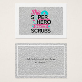 Krankenschwester - Dieser Superheld trägt Scrubs -