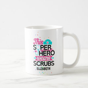 Krankenschwester - Dieser Superheld trägt Scrubs - Kaffeetasse
