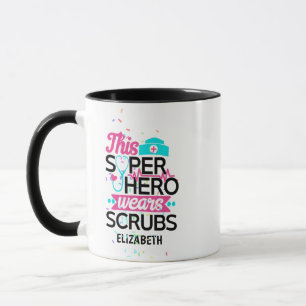 Krankenschwester - Dieser Superheld trägt Scrubs - Tasse