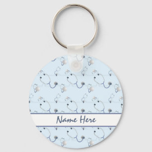 Krankenschwester-Doktor Stethoscope Keychain Schlüsselanhänger