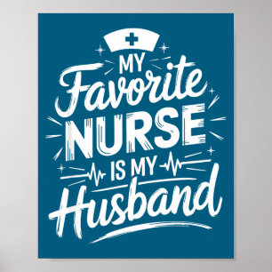 Krankenschwester Ehemann meine Lieblingskrankensch Poster
