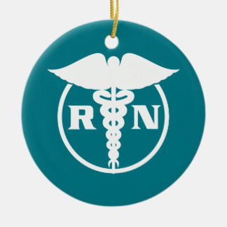 Krankenschwester-Emblem Keramik Ornament