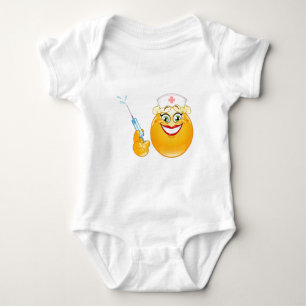 Krankenschwester Emoji Baby Strampler