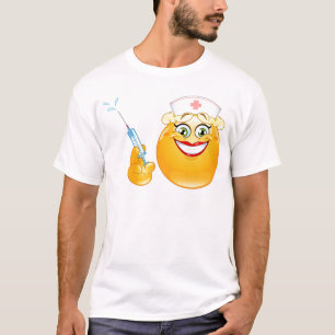 Krankenschwester Emoji T-Shirt