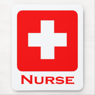 Krankenschwester-Englisch Mousepad