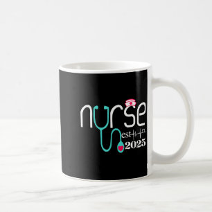 Krankenschwester est 2025 rn Krankenpflegeschule A Kaffeetasse