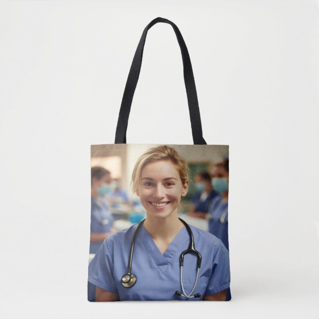 Krankenschwester-Foto anpassen personalisieren (Vorderseite)