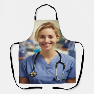 Krankenschwester-Foto anpassen personalisieren Schürze