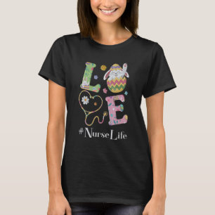 Krankenschwester Frohe Ostern Hase Ostern Outfits T-Shirt