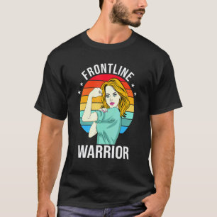 Krankenschwester Frontline Krieger Stolz Cna Gesun T-Shirt