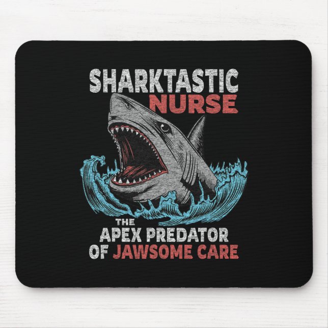 Krankenschwester Funny Sprichwort Pflege Aufwertun Mousepad (Vorne)