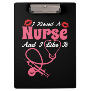 Krankenschwester-Geschenk Ich Küsste Eine Krankens Klemmbrett