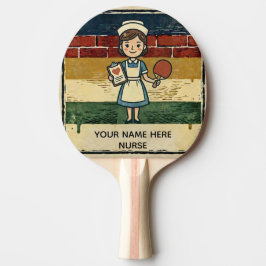 Krankenschwester-Geschenk Individueller Ping-Pong- Tischtennis Schläger