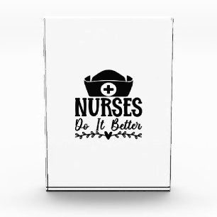 Krankenschwester-Geschenk Krankenschwester macht e Fotoblock