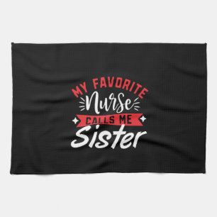Krankenschwester-Geschenk Meine Lieblingskrankensc Geschirrtuch