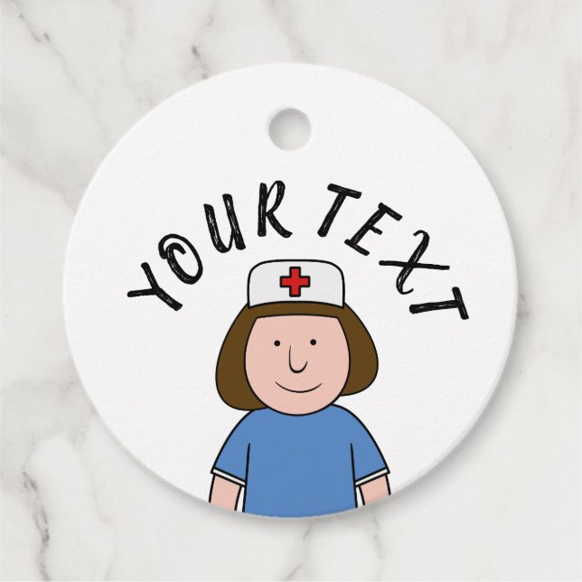 Krankenschwester Geschenkanhänger (Vorderseite)