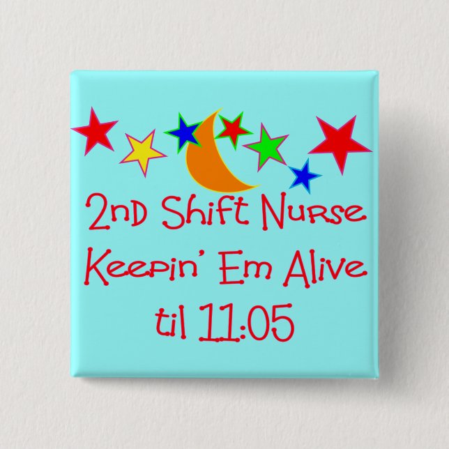 Krankenschwester-Geschenke "2. Button (Vorderseite)