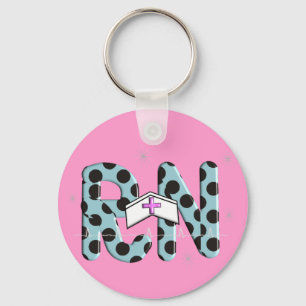 Krankenschwester-Geschenke "RN " Schlüsselanhänger