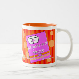 Krankenschwester-Geschenke Zweifarbige Tasse