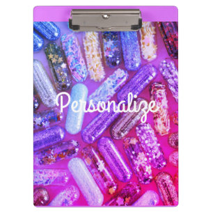 Krankenschwester-Glitter-Medikationsklemmbrett Klemmbrett