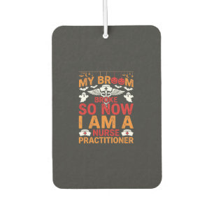 Krankenschwester Halloween Besen Brach Design_1 Autolufterfrischer